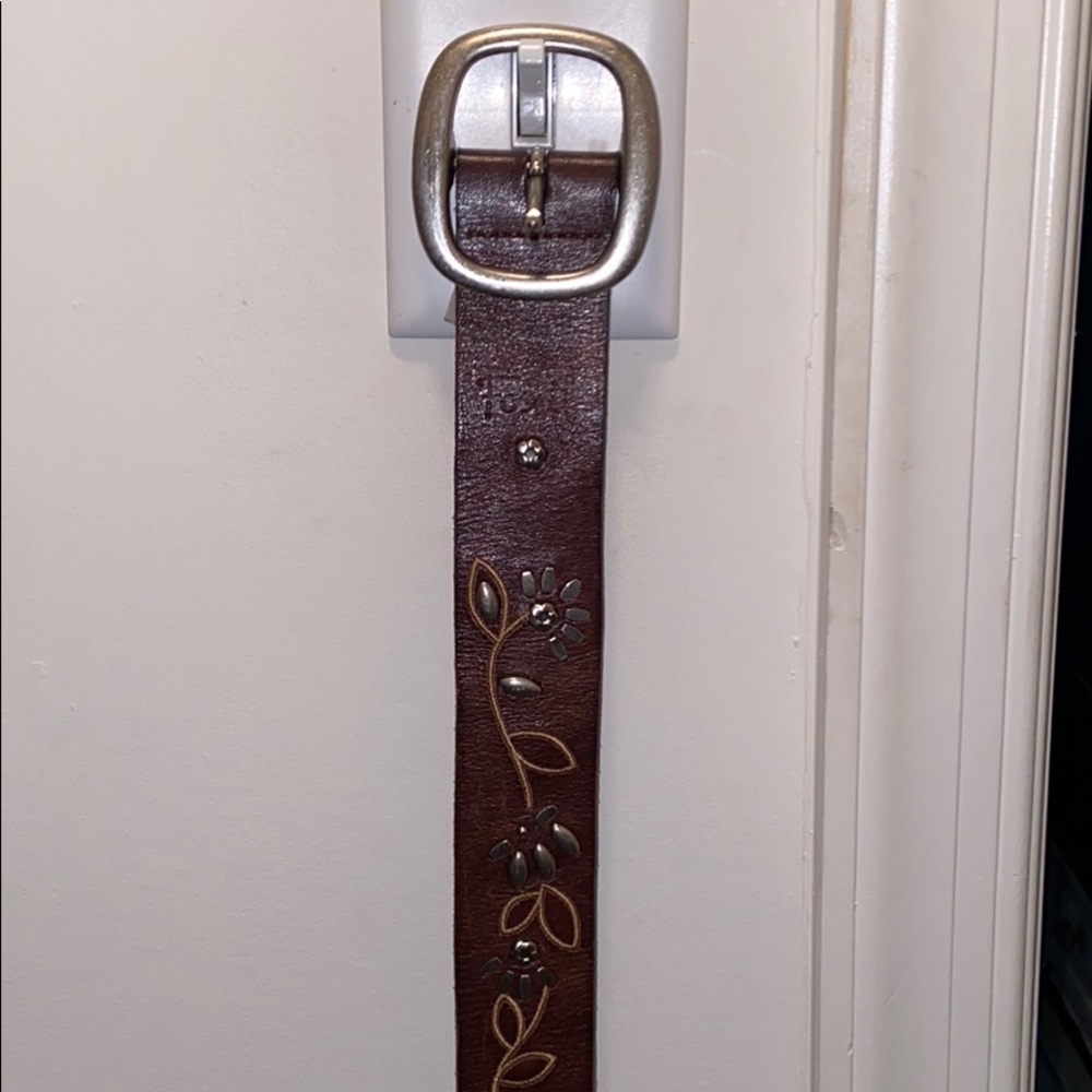 Genuine leather Fossil belt